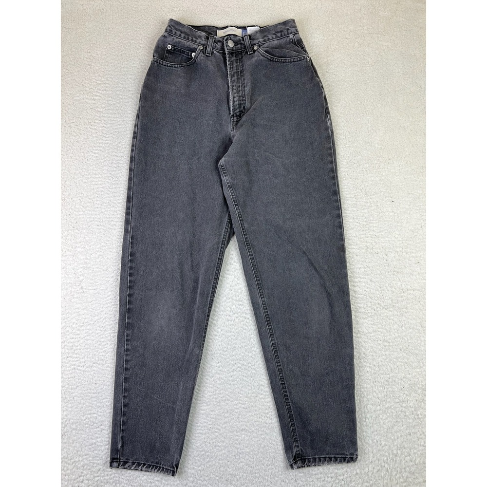 Vintage GAP Reverse Fit‎ Jeans Women's Size 8 Gray High Rise Taper Made In USA